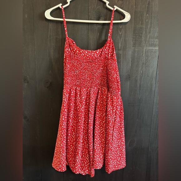 SHEIN Red Floral Curve Dress - Picture 2 of 3